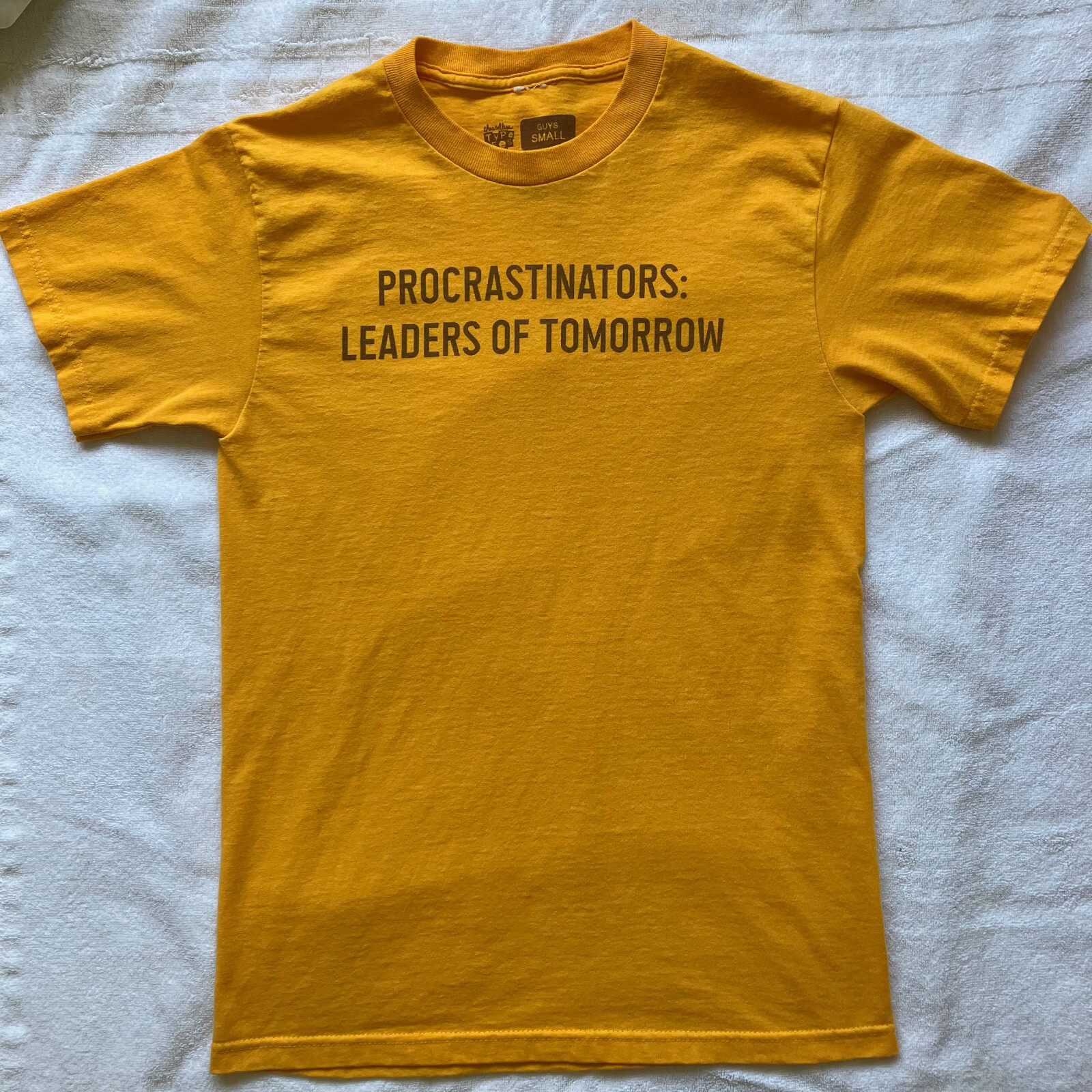 Threadless “Procrastinators” Classic Mens Small S… - image 1