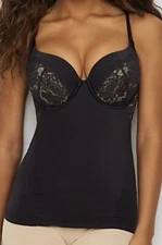 MAIDENFORM Love The Lift Lace Foam Cup Firm Cami BLACK NEW Womens Sz 32C