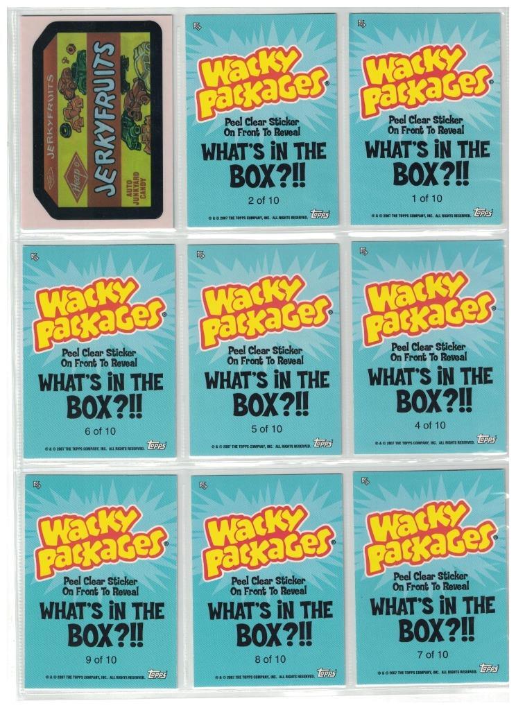 がんばれ！タブチくん！！ レトロ カード 67枚セット ラッキーカード入り 2007 WACKY PACKAGES ALL NEW SERIES 6 