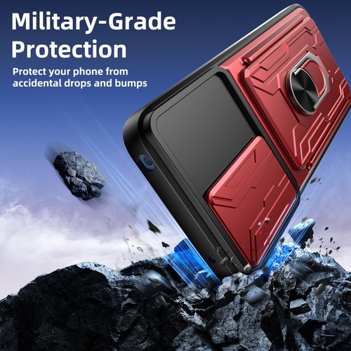 Funda tipo billetera a prueba de golpes con soporte + vidrio templado para Motorola Moto G Play 2024 - Imagen 53 de 83