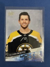 2020-21 Upper Deck Young Guns 704 Callum Booth Boston Bruins