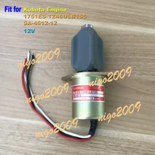12V Fuel Shut-off Stop Solenoid Valve 1751ES-12A6ULB1S5 Fit for Kubota Engines