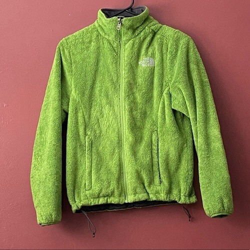 Green Fleece Fuzzy Jacket Size XS | eBay
