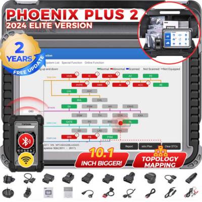 TOPDON Phoenix Plus 2 Profi KFZ OBD2 Diagnosegerät ECU Codierung 41+Reset CAN FD