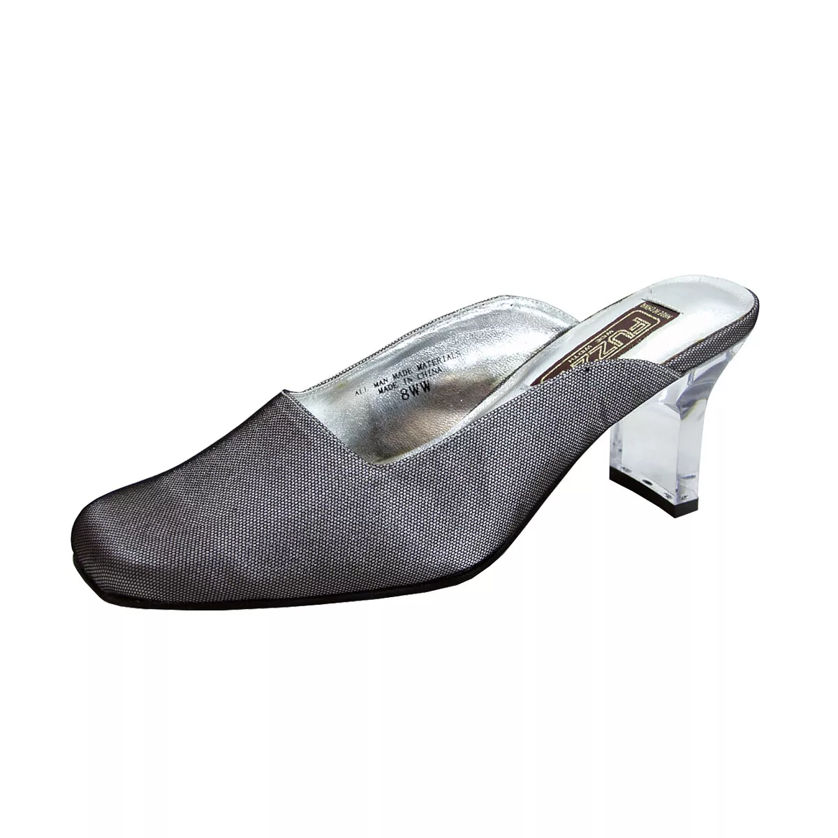Wide width hot sale black mules