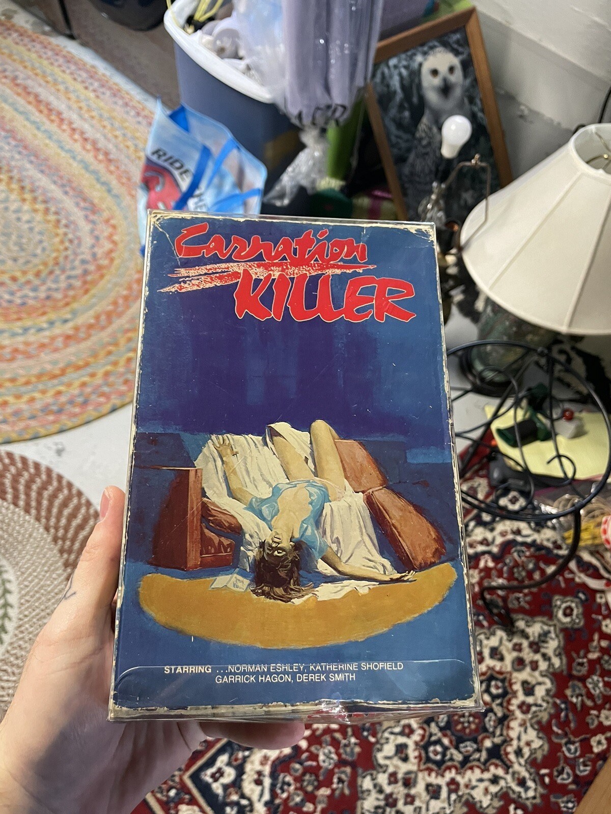 Carnation Killer VHS rare horror AIR Video ariel Big Box Housegeist eBay