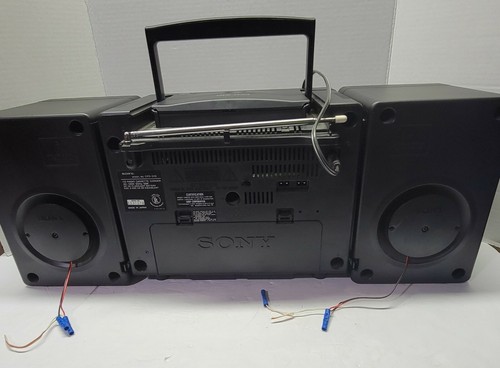 Sony CFD-510 Ghettoblaster CD Kassettenradio AM/FM Mega Bass für Teile oder Reparatur - Bild 2 von 4