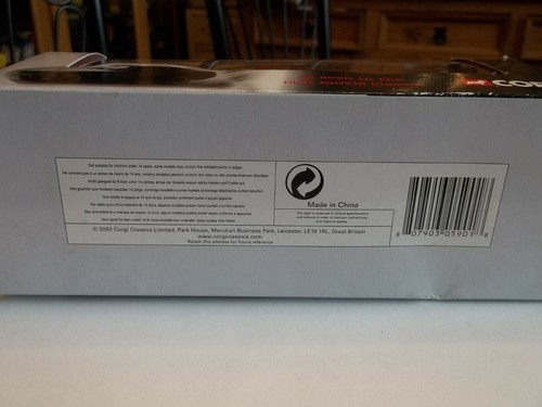 Corgi CC05901 - 1968 Ford Mustang - Steve McQueen Bullitt - Mint in Box - Picture 8 of 8
