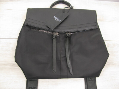 Botkier New York Trigger Mini Backpack Handbag Black Nylon  display picture 3