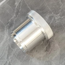 Aluminum 1.5" 1-1/2" I.D Weld On Cap Neck Fuel Filler Tank Water Sump Natural