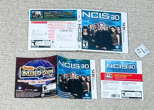 NCIS 3D - Complete Genuine Nintendo 3DS Game CIB - Tested