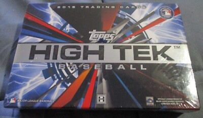 2015 Topps High Tek Baseball Hobby Box Factory Sealed   Guaranteed On Card Auto