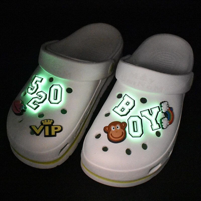 Pvc Decorative Accessories, Charms Crocs Letters