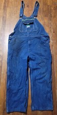 Liberty Bib Overalls Carpenter Farmer Adult Jeans Medium Wash Size 42x28 READ  