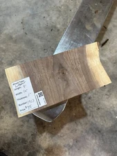 Black Walnut Slab #1903, live edge slab, unfinished, free shipping