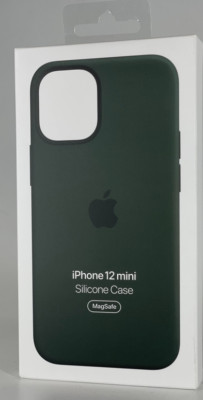 OEM Genuine Apple Silicone Case Holder W/MagSafe for iPhone 12 mini Cyprus Green