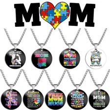 Autism Awareness Puzzle Necklace Gifts For Teens Kids Men Women  Decor Birthday