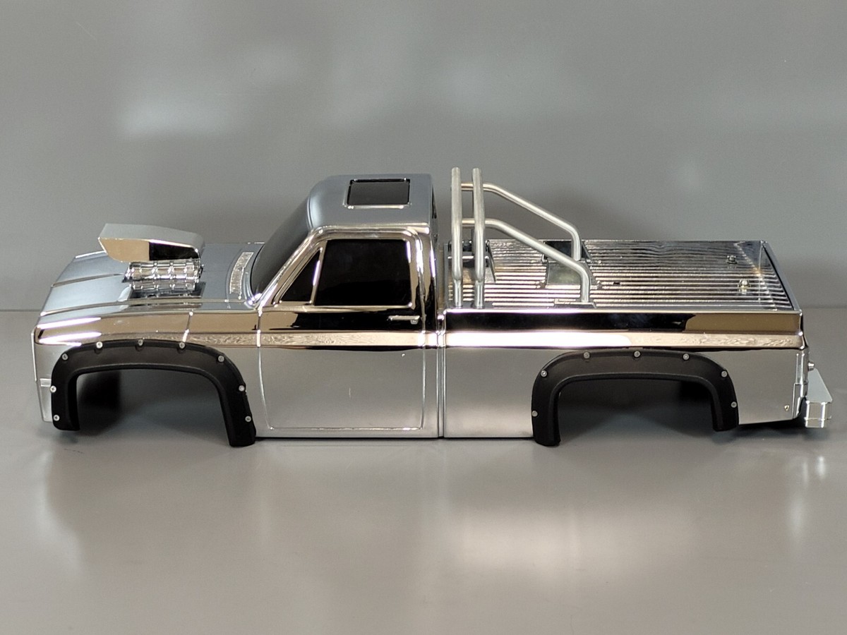 ★▲スーパークラッドバスター（クローム）19335541（特定記録郵便） Tamiya 1/10 Clodbuster Chrome Edition Body + Aluminum Roll