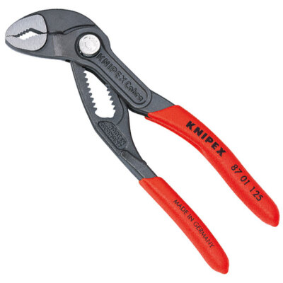 Knipex kleine Zange COBRA 125 Wasserpumpenzange Verstellung per Knopfdruck