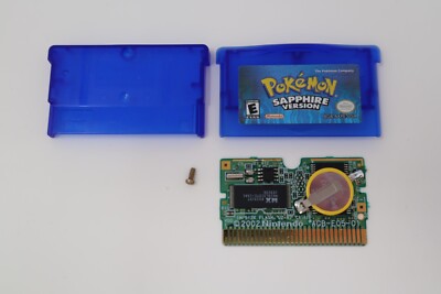 Pokemon: Sapphire Version (Game Boy Advance, 2003) Authentic New Battery