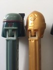 4 PEZ DISPENSERS STAR WARS Characters 1997 Darth C3po Chewbacca Boba Fett — photo 8
