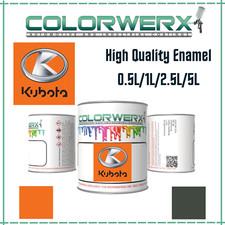 Kubota Orange/Grey/Blue Paint – High Quality Enamel – Spray or Brush 0.5L-5L
