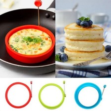 Silicone Egg Ring, easy to use in 6 colours Good Quality and Value (UK SELLER)