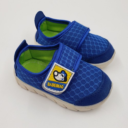Babeimao Toddler 20 US 5 Water Shoes Play Hook & Loop Mesh Blue - Picture 2 of 9