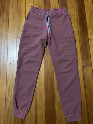 Figs Women s Uman Relaxed Scrub Pants Mauve S/T
