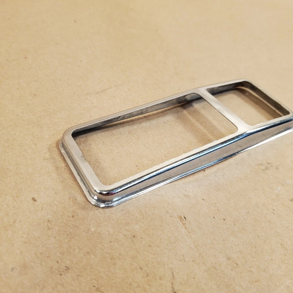 BISEL REFLECTOR LÁMPARA LATERAL CROMO MOLDURA OEM MG MIDGET LAND ROVER Foto 2 de 4