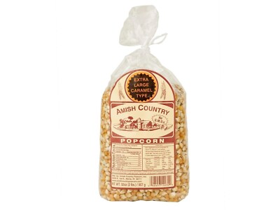 XL Caramel Type Popcorn (4)2 Pound Retail Packages Popcorn Kernels Free Shipping