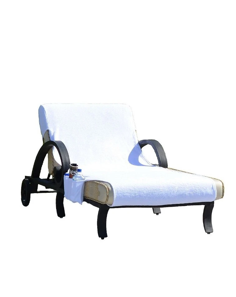 Linum Home Textiles Standard Size Chaise Lounge Cover Turquoise