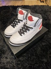 Big Kid's Jordan 2 Retro "Chicago" White/Varsity Red-Black DX2591 106