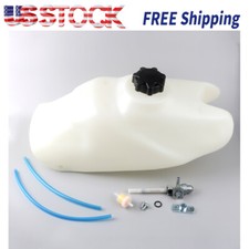 Gas Fuel Tank For Honda TRX 300EX 1993-2006 Plastic Cap Petcock Valve Natural