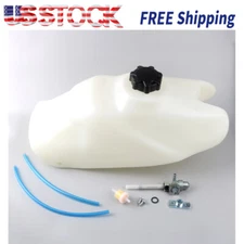 Gas Fuel Tank For Honda TRX 300EX 1993-2006 Plastic Cap Petcock Valve Natural