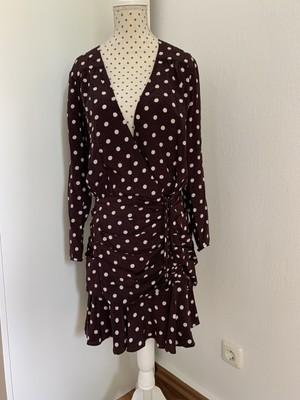veronica beard polka dot dress