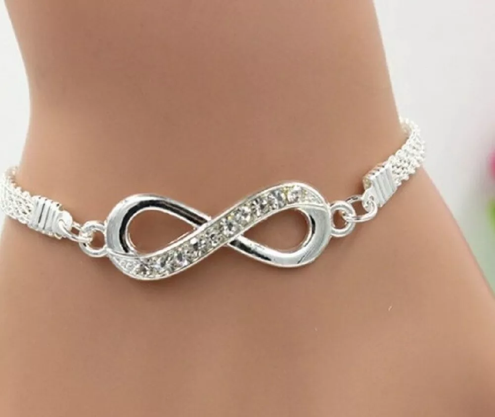 Buy Infinite Possibilities Bracelet In Rhodium Plated 925 Silver from Shaya  by CaratLane