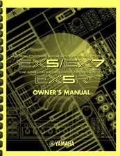 Yamaha EX7 EX5 Music Synthesizer OWNER'S MANUAL