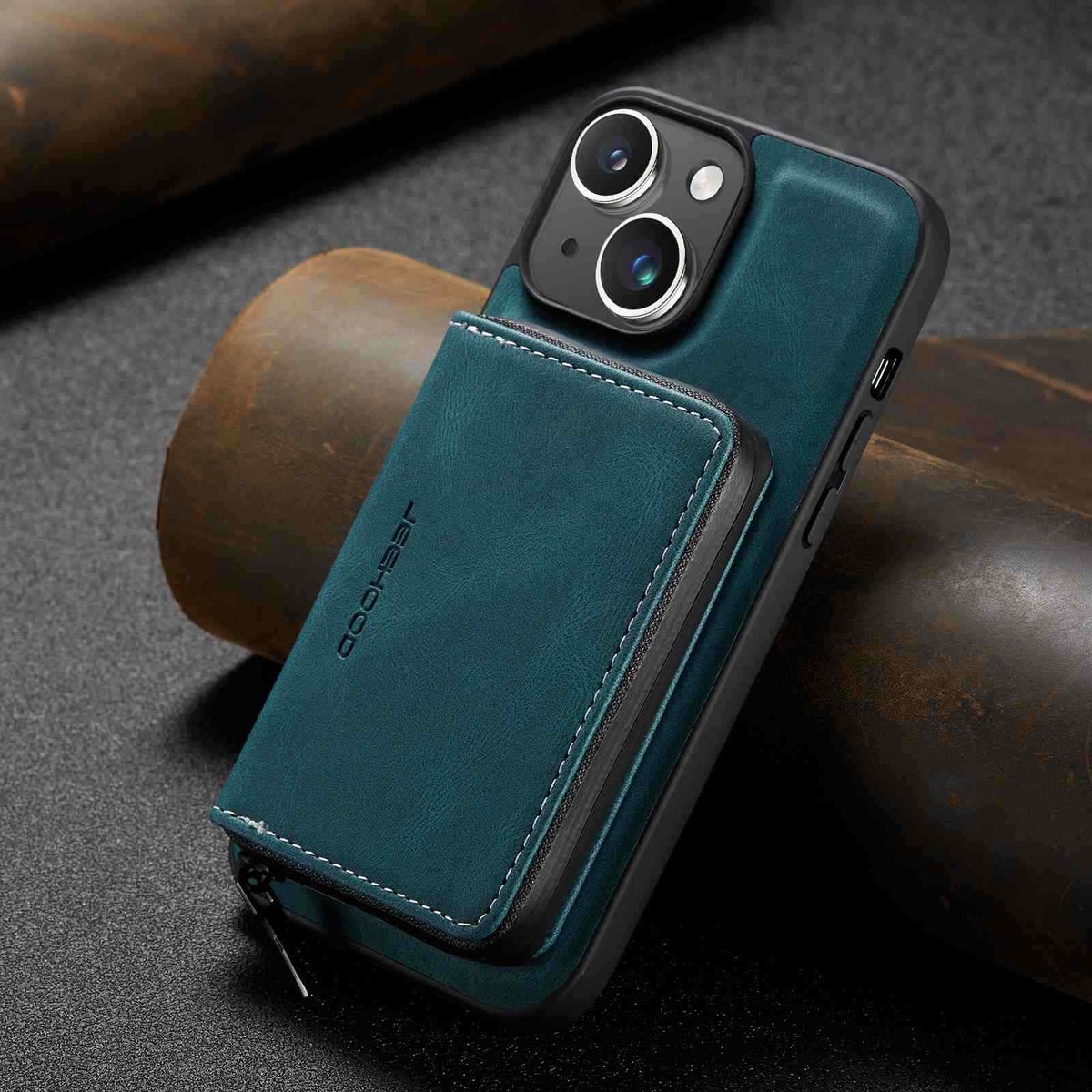 Leather Wallet Card Holder Phone Bag Belt Clip Case For iPhone 16 15 14 Pro Max 13 12 11 XS SE 7 8 Plus Men Waist Holster Pouch – Trading Ltd