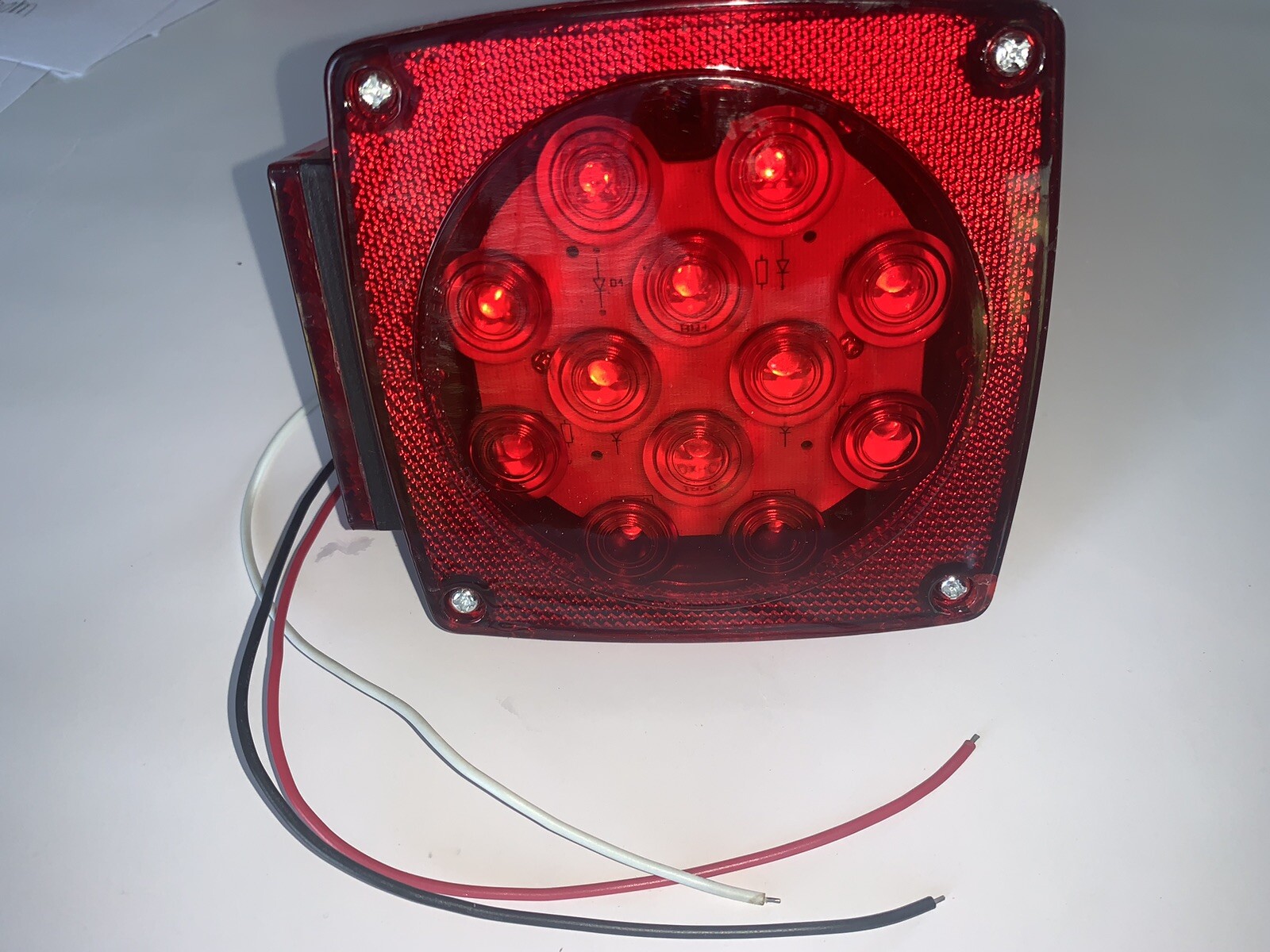 12V LED Submersible Trailer Tail Light Replacement Left Driver Side DOT