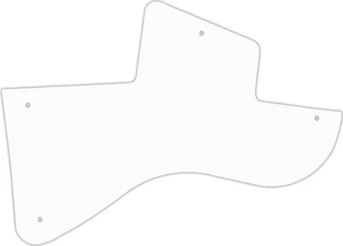 WD Custom Pickguard For Gibson Les Paul Junior Special Humbucker #04 White/Bl...