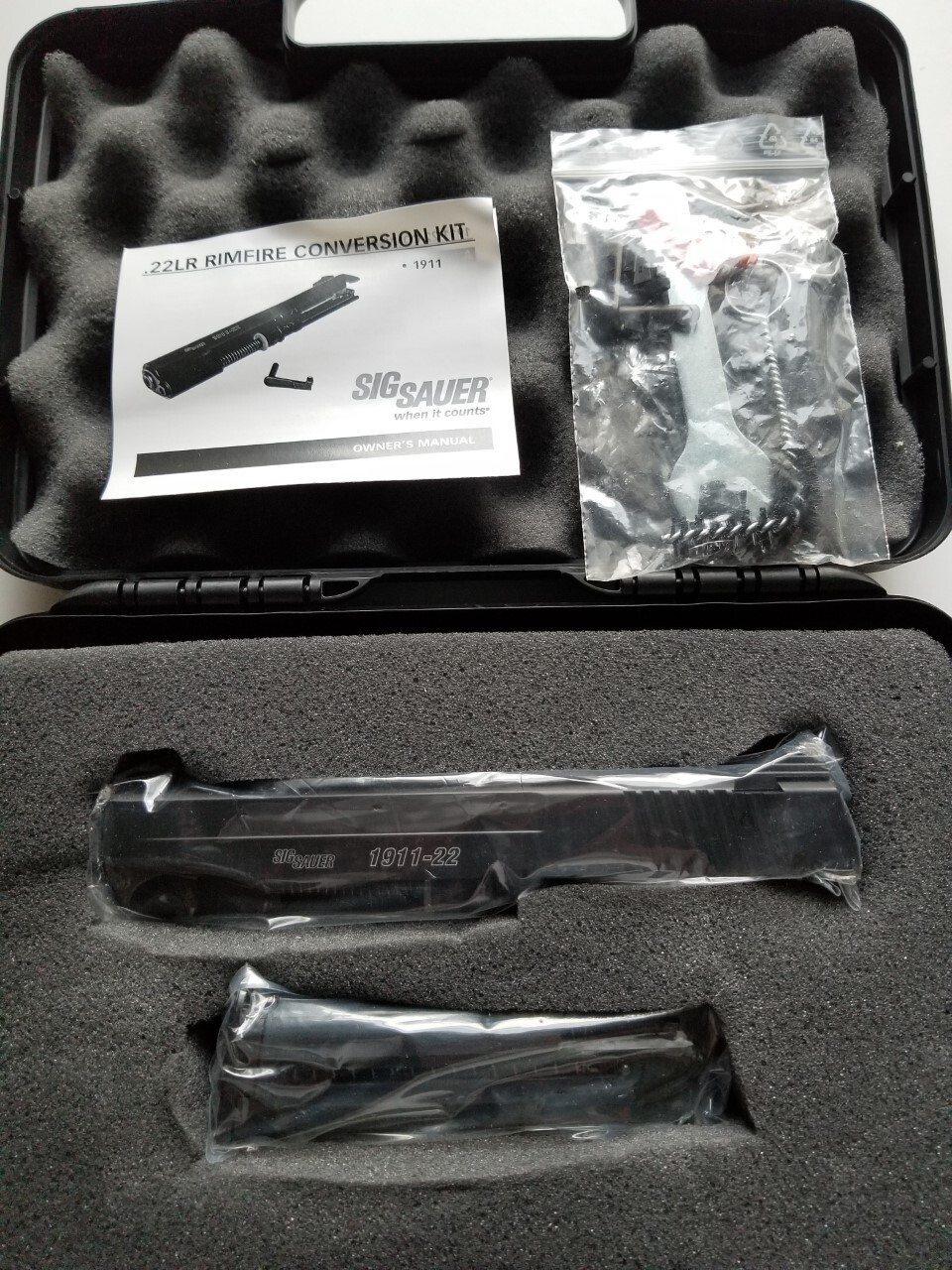 SIG SAUER 1911 FACTORY ORIGINAL .22LR RIMFIRE CONVERSION KIT | eBay