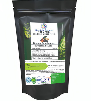 Turmeic Curcumin Ginger Black pepper Powder