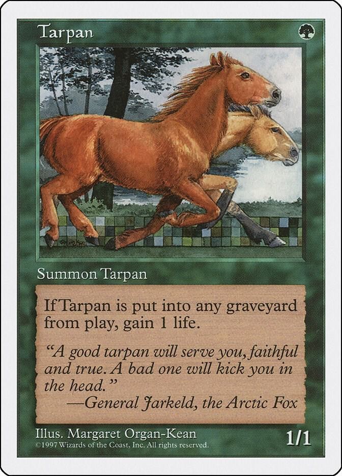 Tarpan Common Fifth Edition Magic: The Gathering Lightly Played