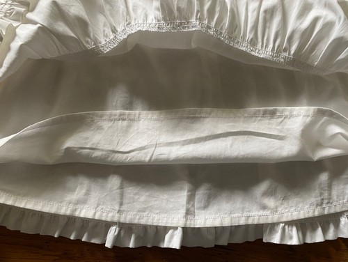 NWT Osh Kosh Girls Cotton, Solid White, Pin-tuck, Lined, Tiered, Sun Dress Sz 7 - Picture 4 of 5