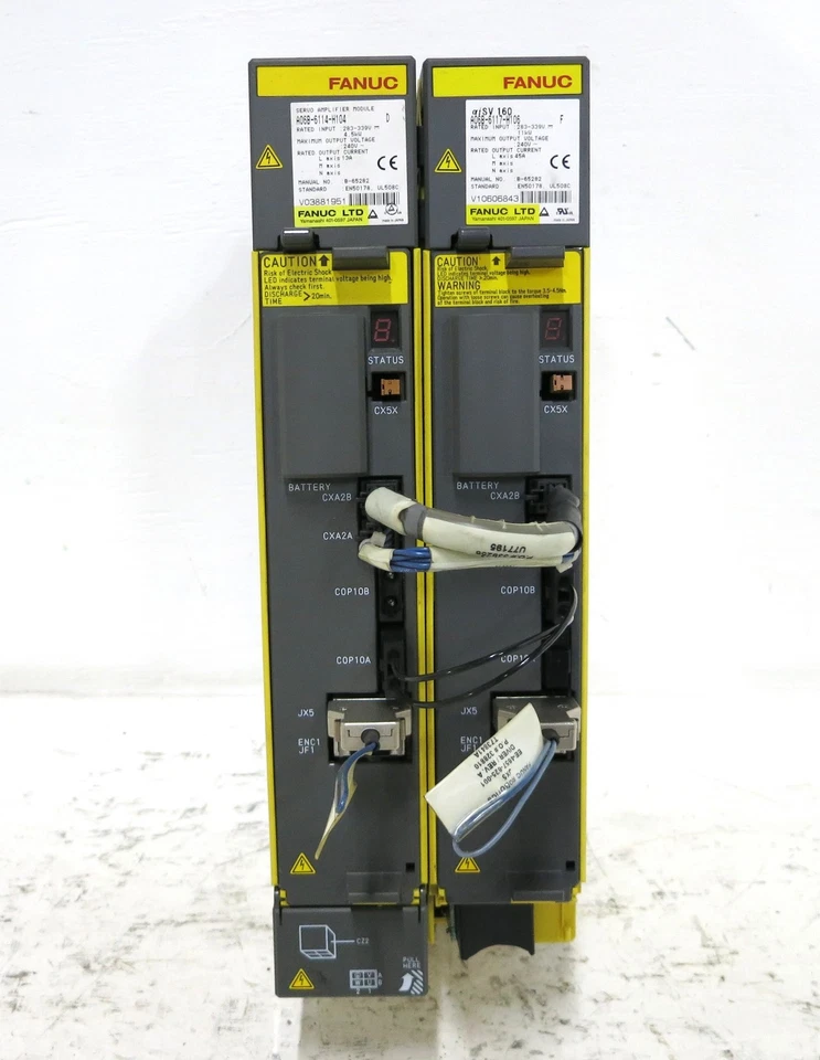 GE Fanuc A06B-6177-H106 + A06B-6114-H104 Servo Amplifier aiSV 160 Module PLC - Image 3 of 4
