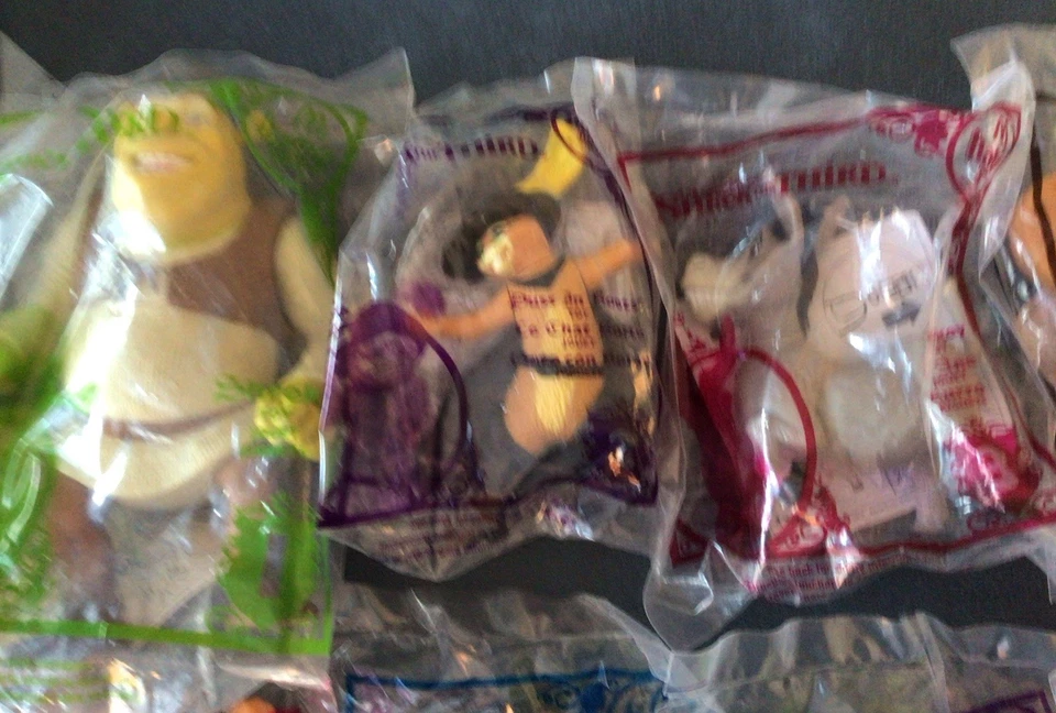 McDonald’s Shrek the Third 2007 juego completo de 10 nuevos en paquetes Foto 2 de 4