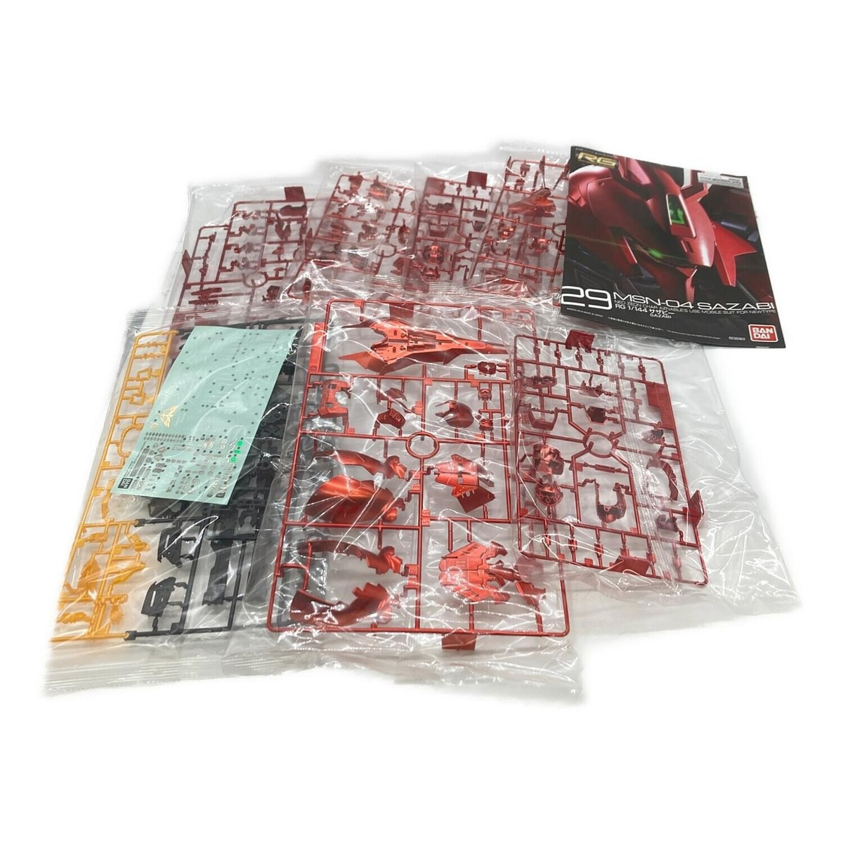 RG 1/144 SAZABI Special Coating Gundam MSN-04 Char's Model Bandai