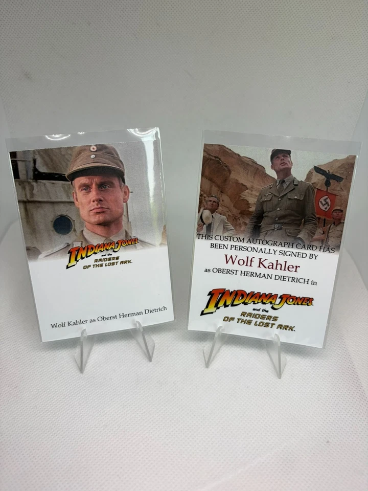 Indiana Jones Custom Card – Wolf Kahler as Col. Dietrich – Raiders Lost Ark - Photo 1/1