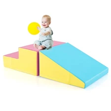 Climbing Toys for Toddlers, Indoor Baby Foam Climbing Blocks Soft Play Set wi...